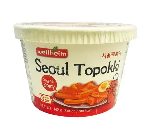 Wellheim Seoul Topokki Original Spicy/ Wellheim Seoul Topokki Oriģinālais Asais - Oishii Asian Mart