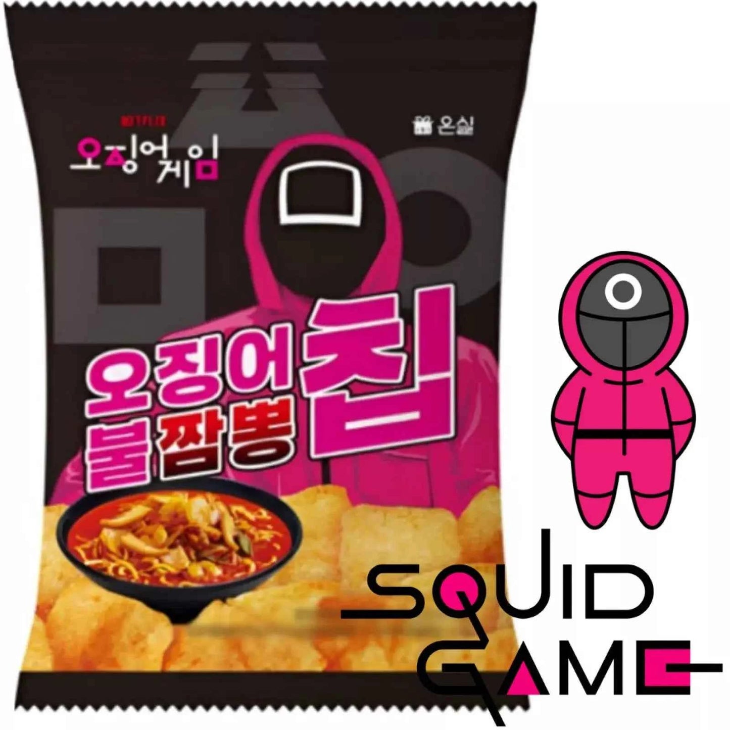 Squid Game Bul Jjambong Snack 50g/ Squid Game Bul Jjambong uzkoda 50g