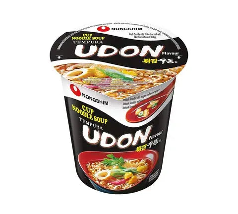 Nongshim Cup Noodle Tempura 111G/ Nongshim Nūdeles Tempura Trauciņā 111G - Oishii Asian Mart