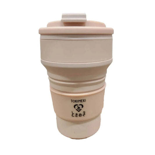 Tokimeki Foldable Cup Red/ Tokimeki Saliekama Krūze Sarkana Oishii Asian Mart