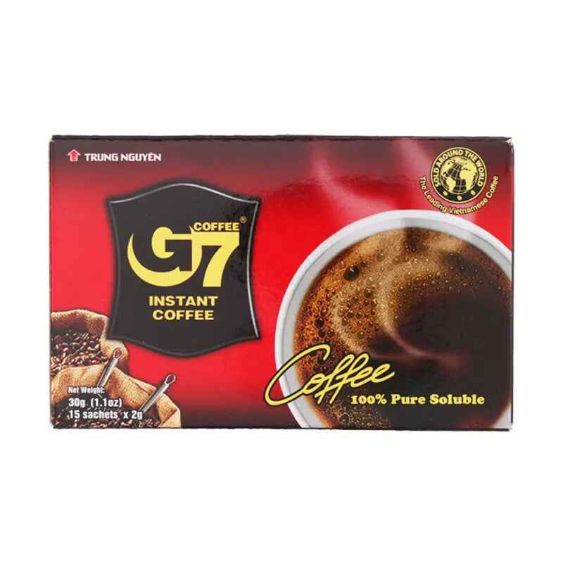 TRUNG NGUYEN G7 Instant Black Coffee/ TRUNG NGUYEN G7 šķīstošā melnā kafija