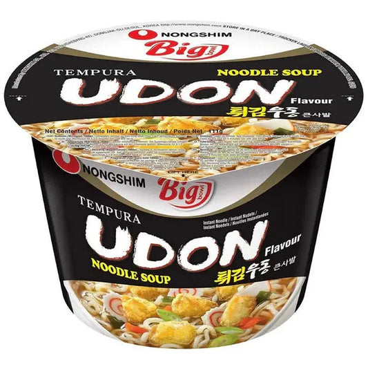 Nongshim Cup Noodle Tempura 111G/ Nongshim Nūdeles Tempura Trauciņā 111G Oishii Asian Mart