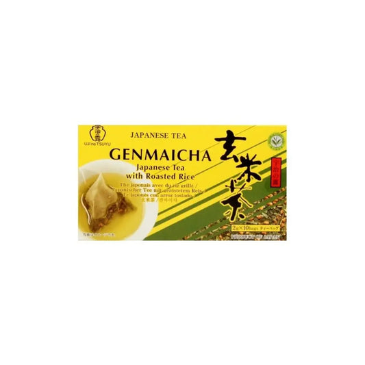 UJINOTSUYU GENMAICHA GREEN TEA 20G/ UJINOTSUYU GENMAICHA ZAĻĀ TĒJA 20G - Oishii Asian Mart