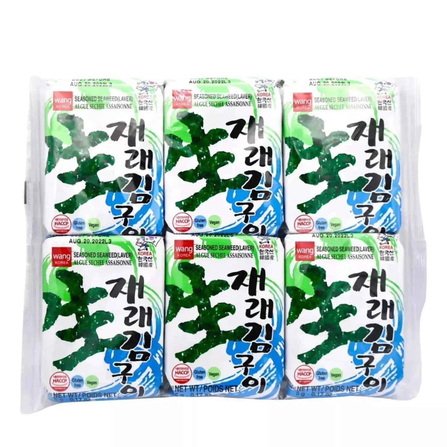 WANG Jūraszāles / Seasoned Seaweed (Saengdolgim) 7g