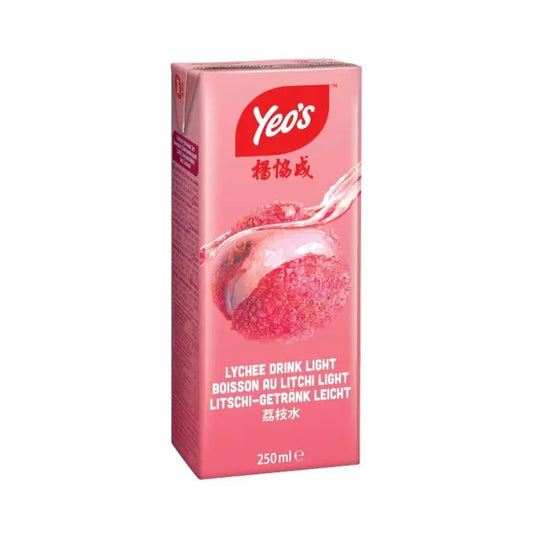 Yeos Lychee Drink 250ml/ Yeos Ličī Dzēriens 250ml (Malaizija) Yeo's