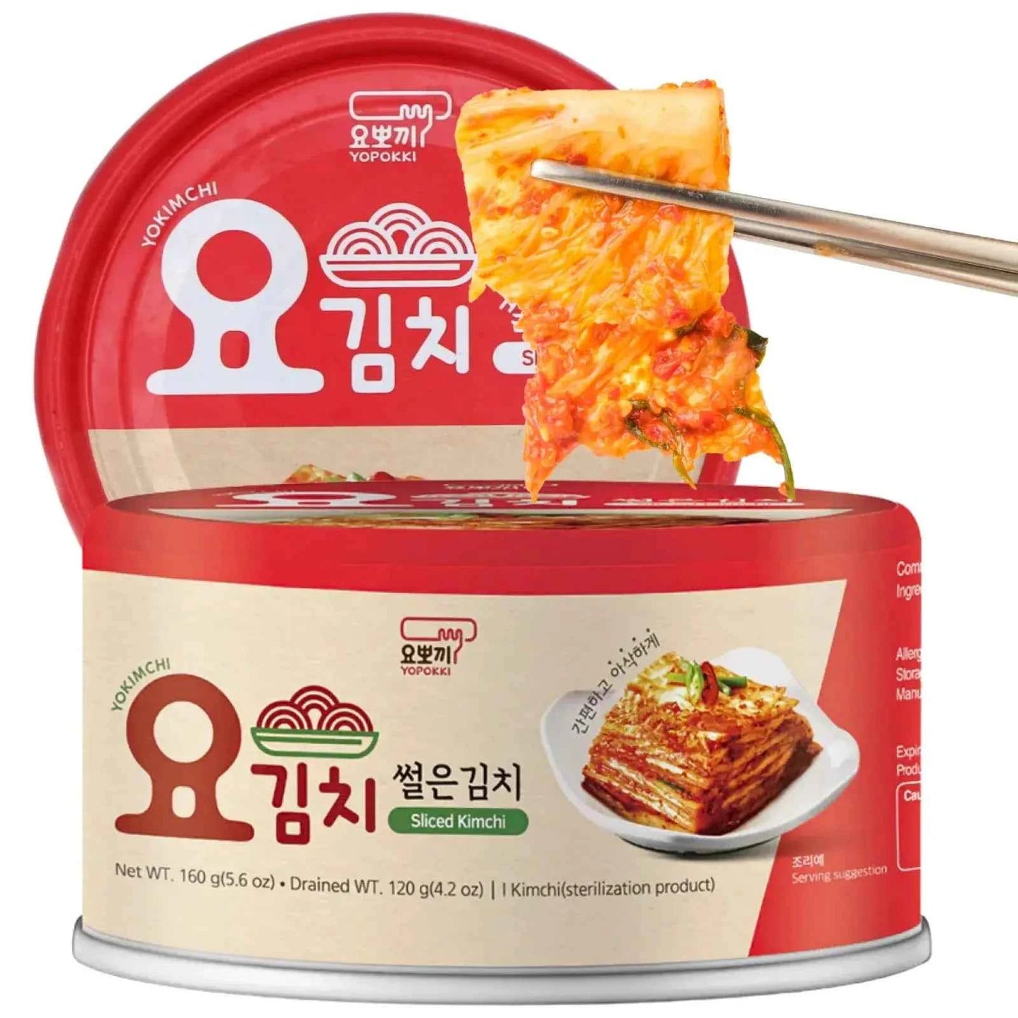 YP Yokimchi Sliced Kimchi 160g/ YP Yokimchi Sagriezts Kimči 160g