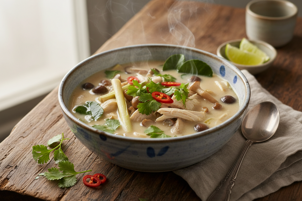 Tom Kha Soup: The Creamy Coconut Version of Tom Yum