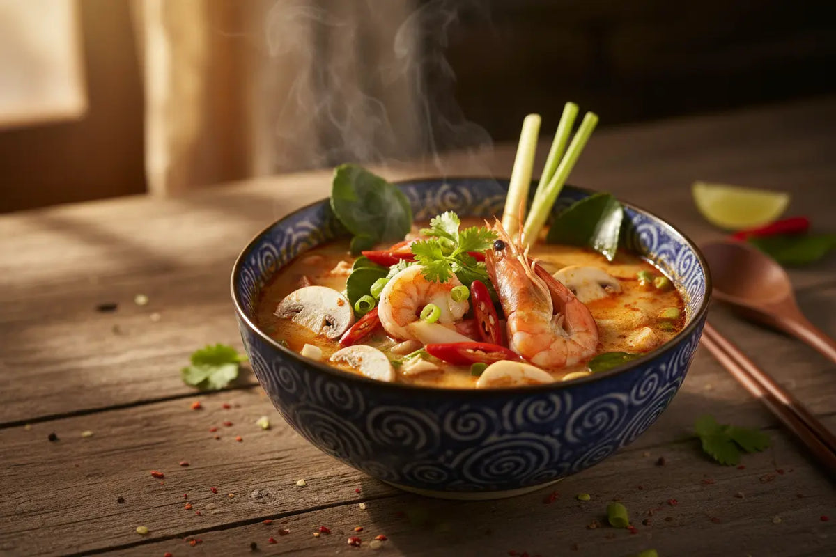 How to Make Tom Yum Soup at Home (Easy Thai Recipe)