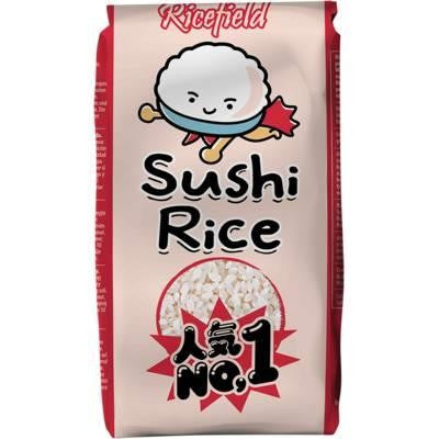 RICEFIELD Sushi Rice 1kg/ Ricefield Suši Rīsi 1kg 