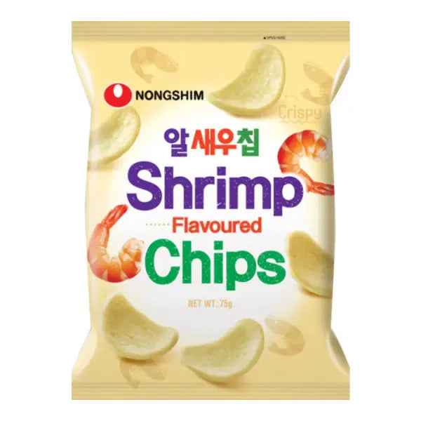 NONGSHIM Shrimp Flavoured Chips/ NONGSHIM garneles garšas čipsi
