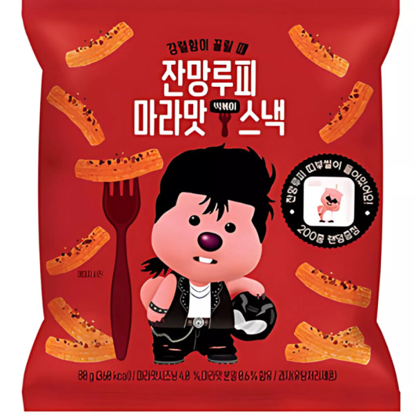 ZANMANG Mala Tteokbokki čips 80g KR/ ZANMANG Mala Tteokbokki čips 80g KR