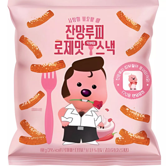 ZANMANG Rose Tteokbokki čips 80g KR/ ZANMANG Rose Tteokbokki čips 80g KR