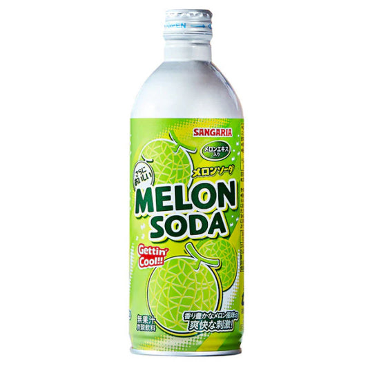 JP Sangaria Soda Drink Melone 500ml/ JP Sangaria Gāzēts Dzēriens Melone 500ml