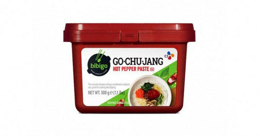 Bibigo Gochujang Hot Pepper Paste 500g Vegan/ Bibigo Gochujang aso piparu pastas 500g vegāns