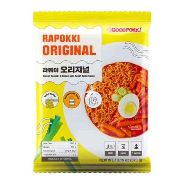 Sweet Spicy Topokki & Noodle 373g/ Saldi pikantās Topoki un Nūdeles  373g (Koreja)
