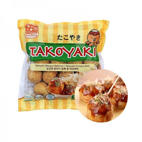 SEASTORY Astoņkājis Takoyaki 400g/ SEASTORY Astoņkāju bumbas Takoyaki 400g