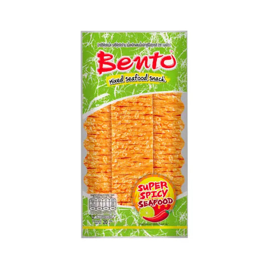 BENTO Mixed Seafood Snack Super Spicy/ BENTO Jaukts jūras velšu uzkodu maisījums, ļoti pikants - Oishii Asian Mart