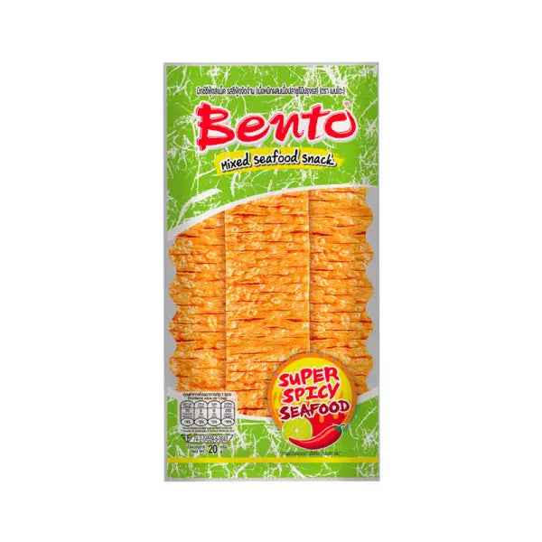 BENTO Mixed Seafood Snack Super Spicy/ BENTO Jaukts jūras velšu uzkodu maisījums, ļoti pikants