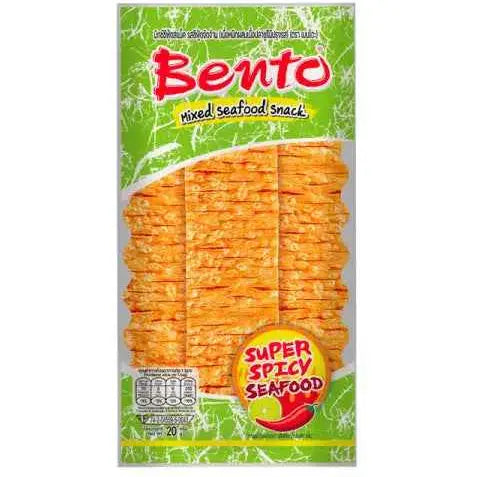 BENTO Mixed Seafood Snack Super Spicy/ BENTO Jaukts jūras velšu uzkodu maisījums, ļoti pikants