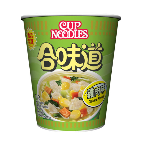 Nissin Cup Noodles Chicken Flavor 71g/ Nissin Cup Noodles Vistas garša 71g