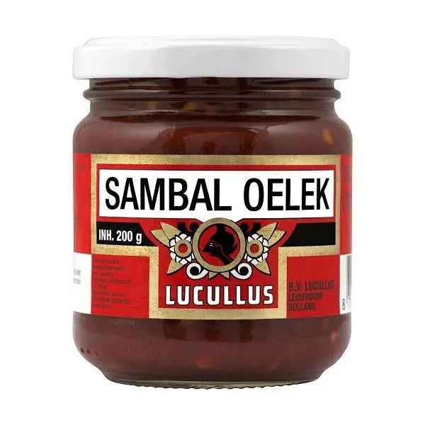 Lucullus Sambal Oelek 200g Red Chilli Paste/ Lucullus Sambal Oelek 200g sarkanā čili pasta