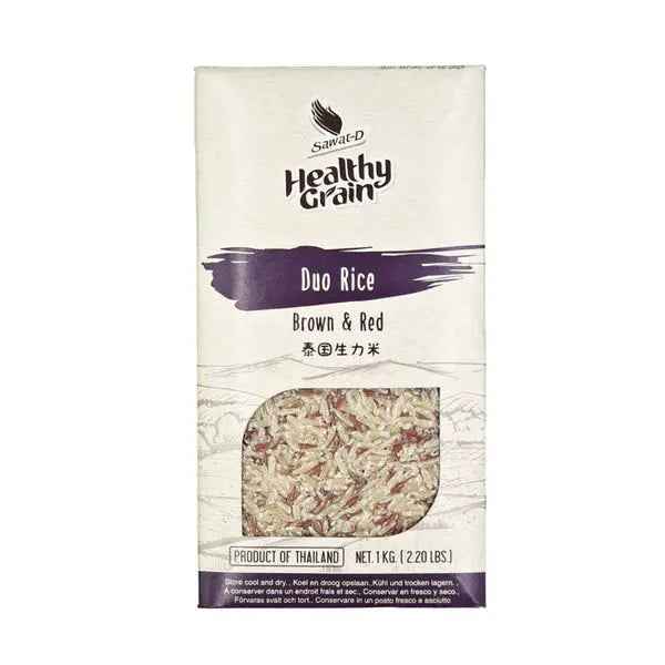 Sawat-D - Duo Rice (Brown & Red) 1kg/ Sawat-D - Duo rīsi (brūni un sarkani) 1kg