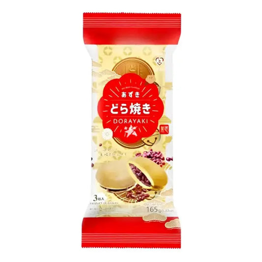 Tokimeki Dorayaki Cake Red Bean Flavour 165g/ Tokimeki Dorayaki kūka ar sarkano pupiņu garšu 165g - Oishii Asian Mart