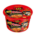 Samyang Hot Chicken Flavour Ramen (2xSpicy) Big Bowl 105g/ Samyang Asās Vistas Garšas Ramen (2x Asāks) Lielā Bļoda 105g