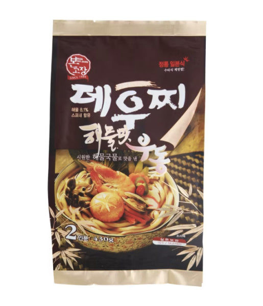 HANIL Spicy Seafood Noodle Soup (2 Serving) 430g/ HANIL Pikantā jūras velšu nūdeļu zupa (2 porcijas) 430g