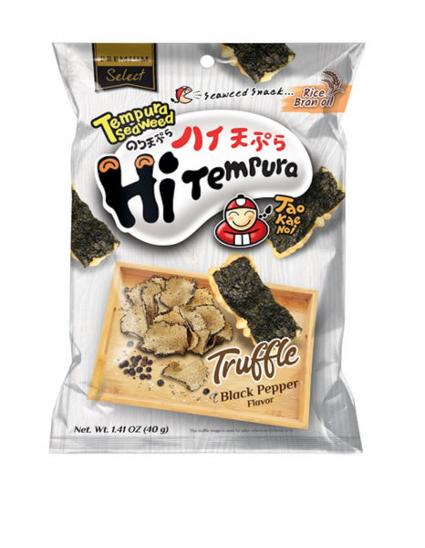 TKN Tempura Seaweed Triffele Black Pepper Flavor 40g/ TKN Tempura Jūraszāles Trifeļu un Melno Piparu Garša 40g