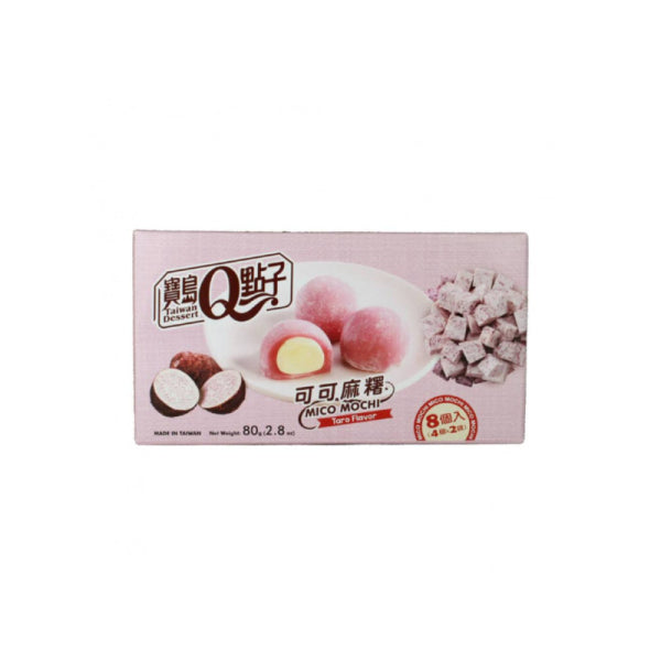 Q-BRAND Mico Mochi Taro garša 80g/ Q-BRAND Mico Moči Taro Garša 80g