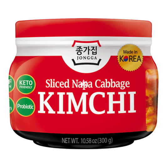 Jongga Mat Kimchi in Jar (Cut Cabbage) Vegan 300g/ Jongga Mat Kimchi burkā (sagriezts kāposts) vegāns 300g