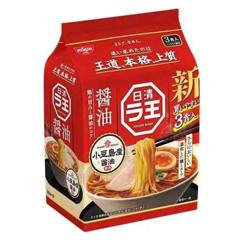NISSIN Shoyu Ramen 303g/ NISSIN rāmens ar sojas mērces garšu 303g