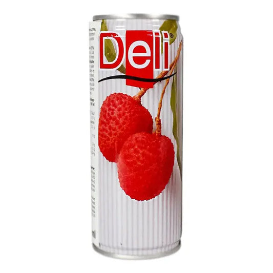 DELI Lychee Juice first quality 250 ml/ DELI Ličī Sula, Pirmā Kvalitāte 250ml - Oishii Asian Mart