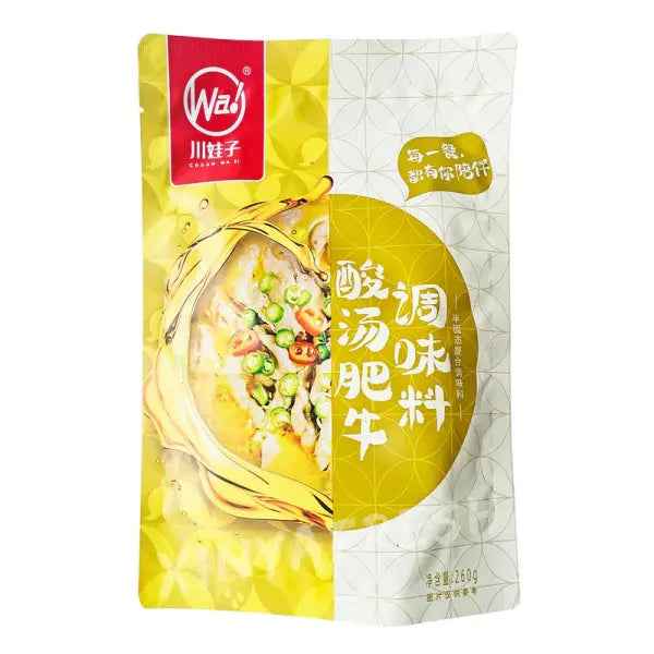 CWZ Soup Base Sour Beef Flavor 260g/ CWZ Zupas Bāze ar Skābo Liellopu Gaļas Garšu 260g