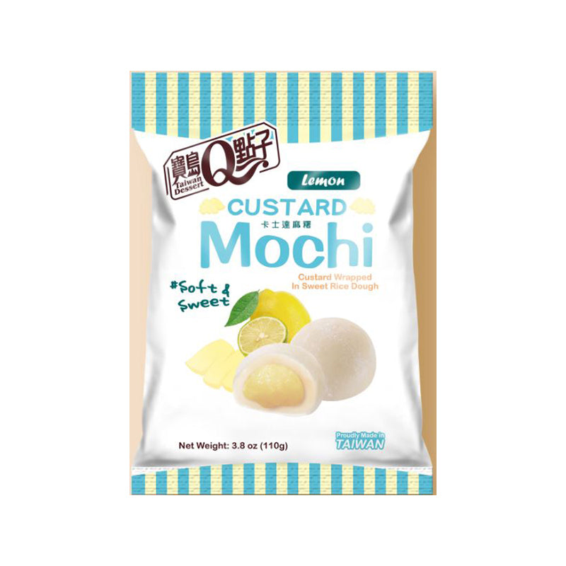 Q Custard Mochi citronu garša TW