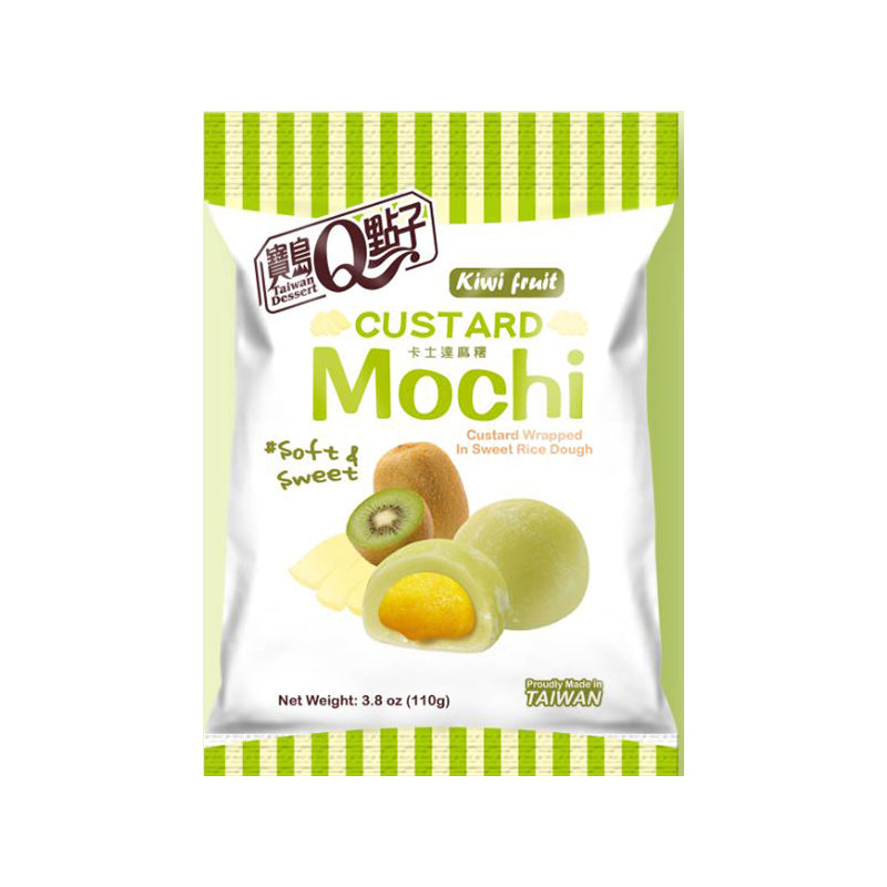 Q Custard Mochi Kiwi Flavor TW