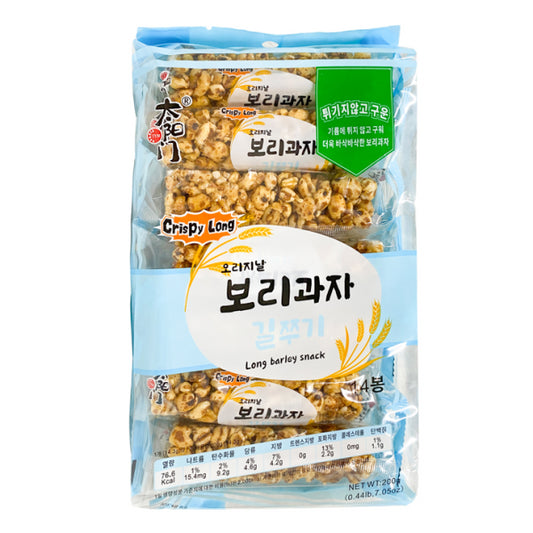 TYM Puffed Barley Snack 200g/ TYM Pūkotas Miežu Uzkodas 200g