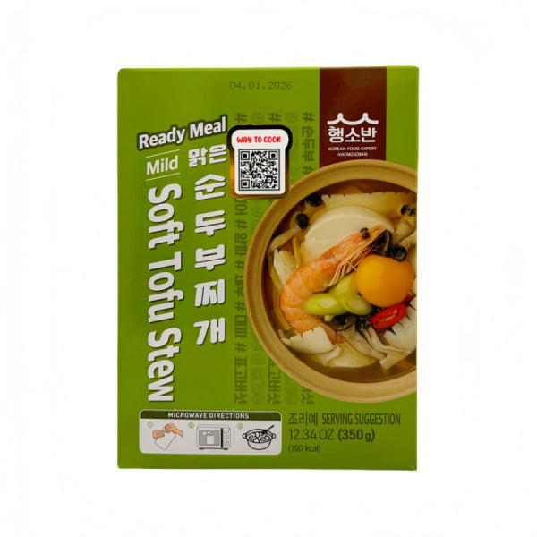 Haengsoban Instant Tofu Soup Mild 350g/ Tofu zupa, viegla garša, 350 g (Koreja) Haengsoban