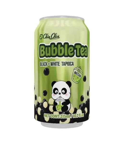 CHIN CHIN Bubble Tea Matcha 315ml/ CHIN CHIN burbuļtēja ar mača garšu 315ml