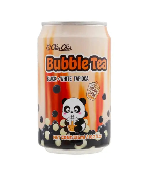 CHIN Brown Sugar Bubble Tea 315ml/ CHIN burbuļtēja ar brūnā cukura garšu 315ml CHIN CHIN