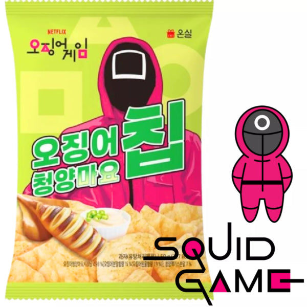Squid Game Cheongyang Mayonnaise Snack 50g/ Squid Game Čonjanas majonēzes uzkoda 50g (KOREJA) Netflix