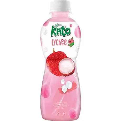 KATO Ličī sulas dzēriens ar Nata de Coco 320ml