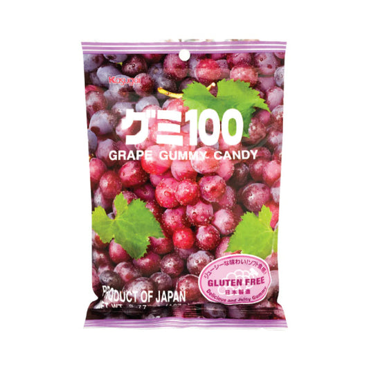 KASUGAI Grape Gummy Candy 102g/ KASUGAI vīnogu košļājamās konfektes 102 g (JAPĀNA) Oreo