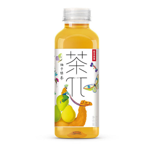 Nongfu Grapefruit Green Tea 500ml/ Nongfu greipfrūtu zaļā tēja 500 ml (ĶĪNA) Oishii Asian Mart