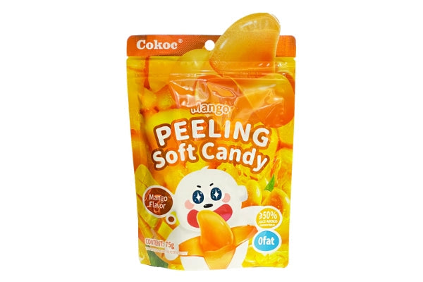 COKOC Peelable Mango Gummies 75g/ COKOC mizojamās mango gumijkonfektes 75 g (Ķīna) Cokoc