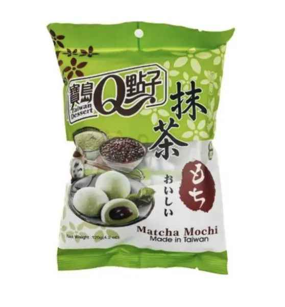 Q-Brand Mochi Matcha 120g/ Q-Brand moči ar mača garšu 120 g