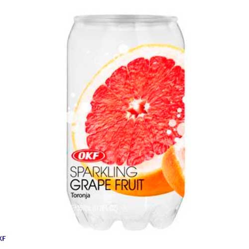 OKF Sparkling Grapefruit 350ml/ OKF Gāzētais Greipfrūta Dzēriens 350 ml (Koreja) Oishii Asian Mart