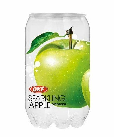 OKF Sparkling Green Apple 350ml/ OKF Gāzētais Zaļā Ābola Dzēriens 350 ml (Koreja) Oishii Asian Mart
