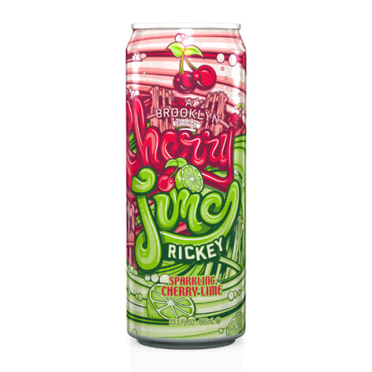 Arizona Cherry Lime Rickey 650ml/ Arizona Ķiršu–Laima Dzēriens “Rickey” 650 ml (ASV) Oishii Asian Mart
